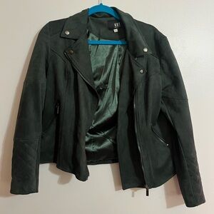 Kut from the Kloth Women's Velvet Green Jacket